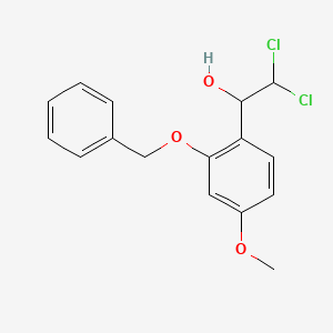 1-(2-(Benzyloxy)-4-methoxyphenyl)-2,2-dichloroethanol