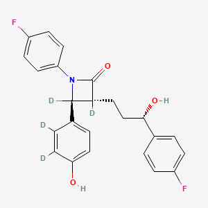 molecular formula C24H21F2NO3 B14025908 Ezetimibe D4 