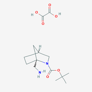 (1S,4S)-tert-Butyl 1-(aminomethyl)-2-azabicyclo[2.2.1]heptane-2-carboxylate oxalate