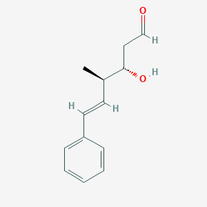 (3S,4R,E)-3-Hydroxy-4-methyl-6-phenylhex-5-enal