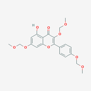 molecular formula C21H22O9 B140260 Kaempferol Tri-O-methoxymethyl Ether CAS No. 143724-66-7