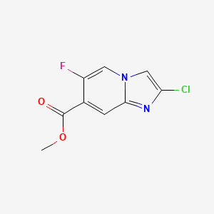 Methyl 2-chloro-6-fluoroimidazo[1,2-A]pyridine-7-carboxylate