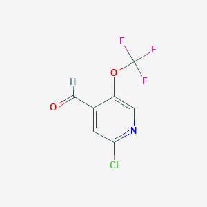 2-Chloro-5-(trifluoromethoxy)isonicotinaldehyde