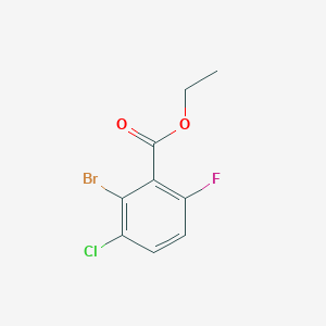 molecular formula C9H7BrClFO2 B14026145 Ethyl 2-bromo-3-chloro-6-fluorobenzoate 