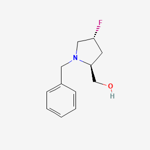 ((2S,4R)-1-Benzyl-4-fluoropyrrolidin-2-YL)methanol