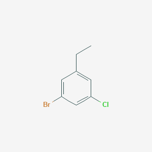 molecular formula C8H8BrCl B14026164 1-Bromo-3-chloro-5-ethylbenzene 