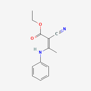 Ethyl 3-anilino-2-cyanocrotonate