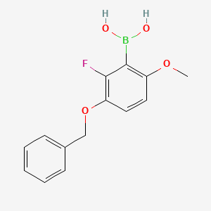 (3-(Benzyloxy)-2-fluoro-6-methoxyphenyl)boronic acid