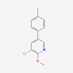 3-Chloro-2-methoxy-5-(p-tolyl)pyridine