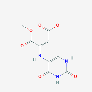 molecular formula C10H11N3O6 B1402627 2,4-Dioxo-1,2,3,4-tetrahydro-pyrimidin-5-ylamino)-fumaric acid dimethyl ester CAS No. 60458-95-9