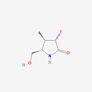 (3S,4S,5S)-3-Fluoro-5-(hydroxymethyl)-4-methylpyrrolidin-2-one