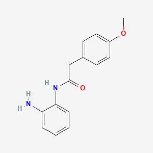 molecular formula C15H16N2O2 B14026324 N-(2-Aminophenyl)-2-(4-methoxyphenyl)acetamide 