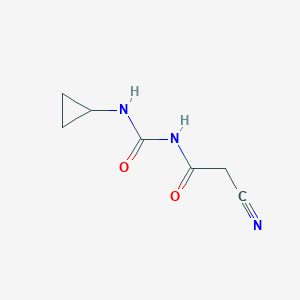 2-Cyano-N-(cyclopropylcarbamoyl)acetamide