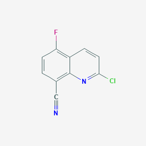 2-Chloro-5-fluoroquinoline-8-carbonitrile