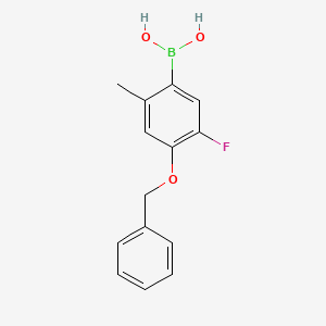 (4-(Benzyloxy)-5-fluoro-2-methylphenyl)boronic acid