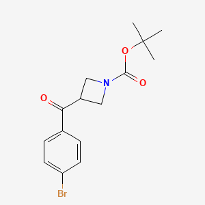 Tert-butyl 3-(4-bromobenzoyl)azetidine-1-carboxylate