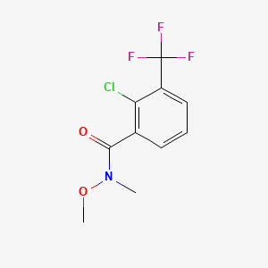 2-Chloro-N-methoxy-N-methyl-3-(trifluoromethyl)benzamide