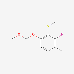 (2-Fluoro-6-(methoxymethoxy)-3-methylphenyl)(methyl)sulfane