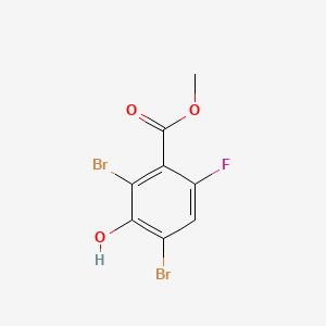 Methyl 2,4-dibromo-6-fluoro-3-hydroxybenzoate