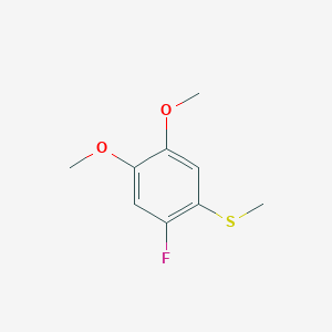 (2-Fluoro-4,5-dimethoxyphenyl)(methyl)sulfane