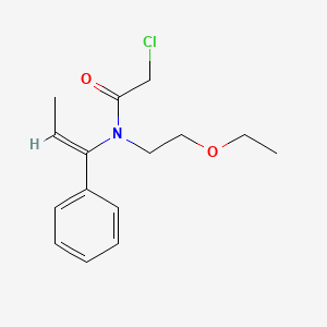 2-chloro-N-(2-ethoxyethyl)-N-(1-phenylprop-1-enyl)acetamide