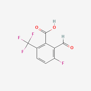 3-Fluoro-2-formyl-6-(trifluoromethyl)benzoic acid