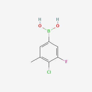 (4-Chloro-3-fluoro-5-methylphenyl)boronic acid