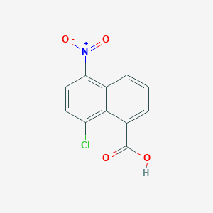 molecular formula C11H6ClNO4 B14026730 8-Chloro-5-nitro-1-naphthoic acid 