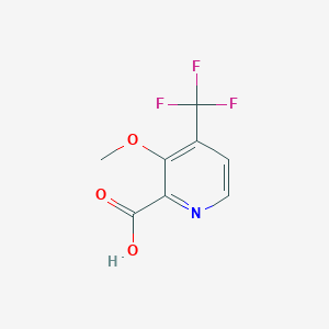 molecular formula C8H6F3NO3 B14026760 3-Methoxy-4-(trifluoromethyl)picolinic acid 