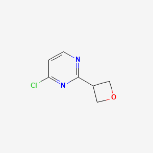 4-Chloro-2-(oxetan-3-YL)pyrimidine