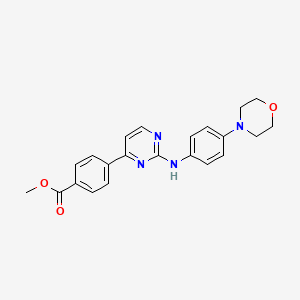 Methyl 4-(2-((4-morpholinophenyl)amino)pyrimidin-4-YL)benzoate