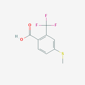 4-(Methylthio)-2-(trifluoromethyl)benzoic acid