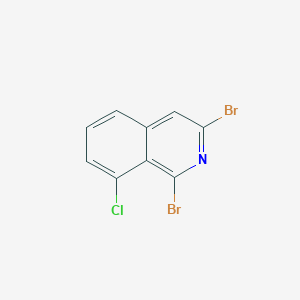 1,3-Dibromo-8-chloroisoquinoline