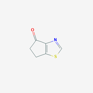 molecular formula C6H5NOS B14026837 5,6-Dihydrocyclopenta[d]thiazol-4-one 