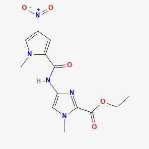 Ethyl 1-methyl-4-(1-methyl-4-nitro-1H-pyrrole-2-amido)-1H-imidazole-2-carboxylate