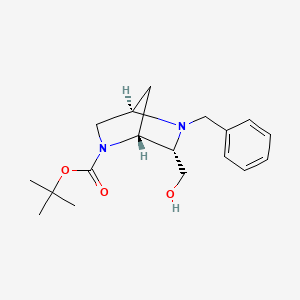 tert-Butyl (1R,4R,6S)-5-benzyl-6-(hydroxymethyl)-2,5-diazabicyclo[2.2.1]heptane-2-carboxylate