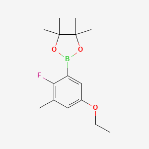 2-(5-Ethoxy-2-fluoro-3-methylphenyl)-4,4,5,5-tetramethyl-1,3,2-dioxaborolane