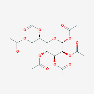 [(2S)-2-acetyloxy-2-[(3R,4S,5S,6R)-3,4,5,6-tetraacetyloxyoxan-2-yl]ethyl] acetate