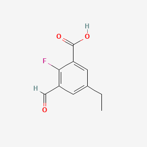 5-Ethyl-2-fluoro-3-formylbenzoic acid