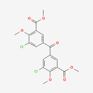 Dimethyl 5,5'-carbonylbis(3-chloro-2-methoxybenzoate)