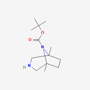 Tert-butyl 1,5-dimethyl-3,8-diazabicyclo[3.2.1]octane-8-carboxylate