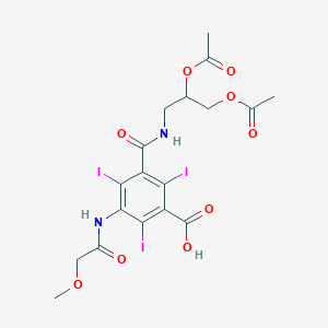 3-((2,3-Diacetoxypropyl)carbamoyl)-2,4,6-triiodo-5-(2-methoxyacetamido)benzoic acid