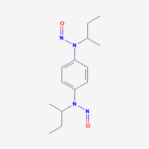 molecular formula C14H22N4O2 B14026963 N,N'-di-sec-butyl-N,N'-dinitroso-1,4-phenylenediamine 