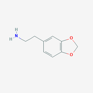 molecular formula C9H11NO2 B014027 3,4-Methylenedioxyphenethylamine CAS No. 1484-85-1