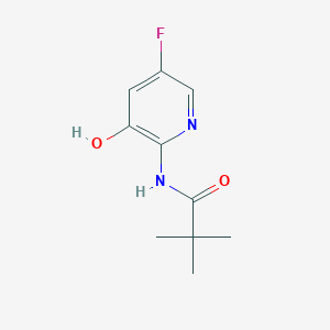 molecular formula C10H13FN2O2 B1402706 N-(5-Fluoro-3-hydroxypyridin-2-yl)pivalamide CAS No. 1346447-10-6