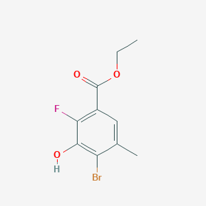 Ethyl 4-bromo-2-fluoro-3-hydroxy-5-methylbenzoate