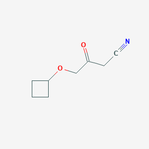 molecular formula C8H11NO2 B1402708 4-Cyclobutoxy-3-oxobutanenitrile CAS No. 1364663-34-2