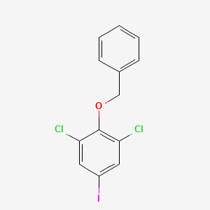 2-(Benzyloxy)-1,3-dichloro-5-iodobenzene