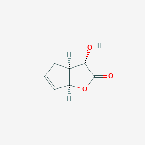 Rel-(3S,3aS,6aS)-3-hydroxy-3,3a,4,6a-tetrahydro-2H-cyclopenta[b]furan-2-one