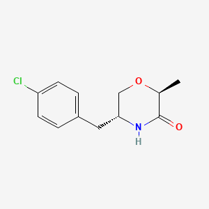 (2S,5R)-5-(4-Chlorobenzyl)-2-methylmorpholin-3-one